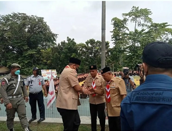 Penutupan Jamboree Cabang Kwarcab Kota Medan Tahun 2022